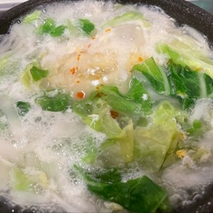 もう一品足したい時に⭐簡単野菜中華スープ